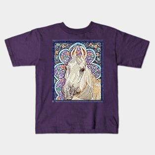 Mosaic Horse Kids T-Shirt